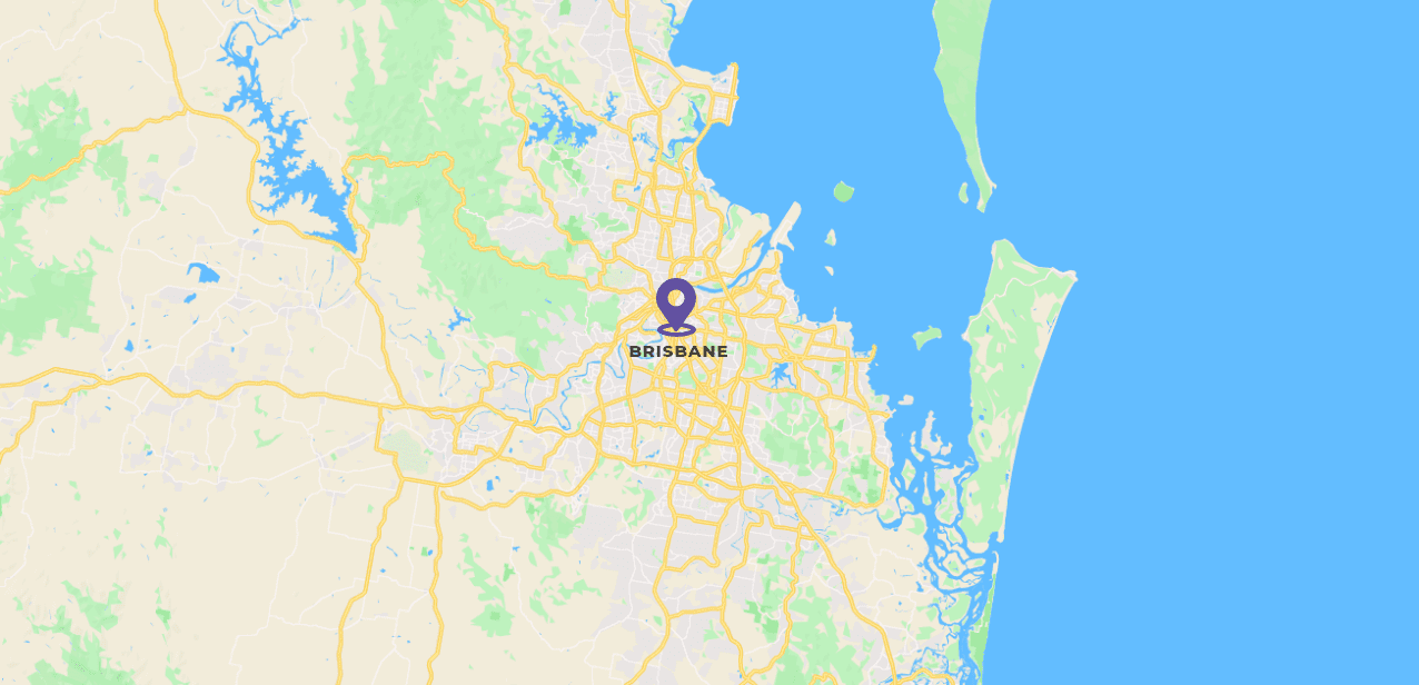 Map of Greater Brisbane Area